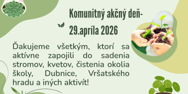 Komunitný akčný deň - poďakovanie