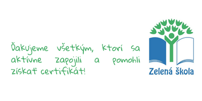 Z rozhodnutia Rady Zelenej školy