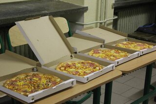 Večer výskumníkov pizza od Olivera