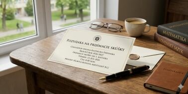 Pozvánky na prijímacie skúšky
