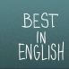 Best in English